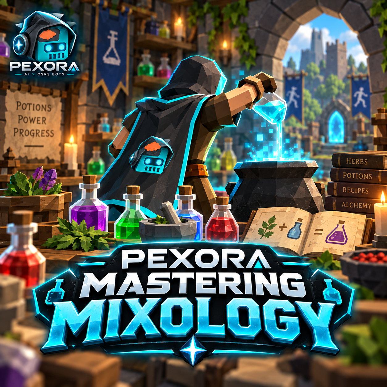 PEXORA Mastering Mixology script artwork